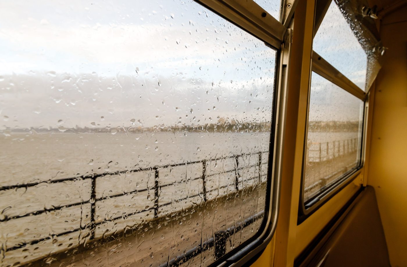 A rainy Southend Pier, Essex