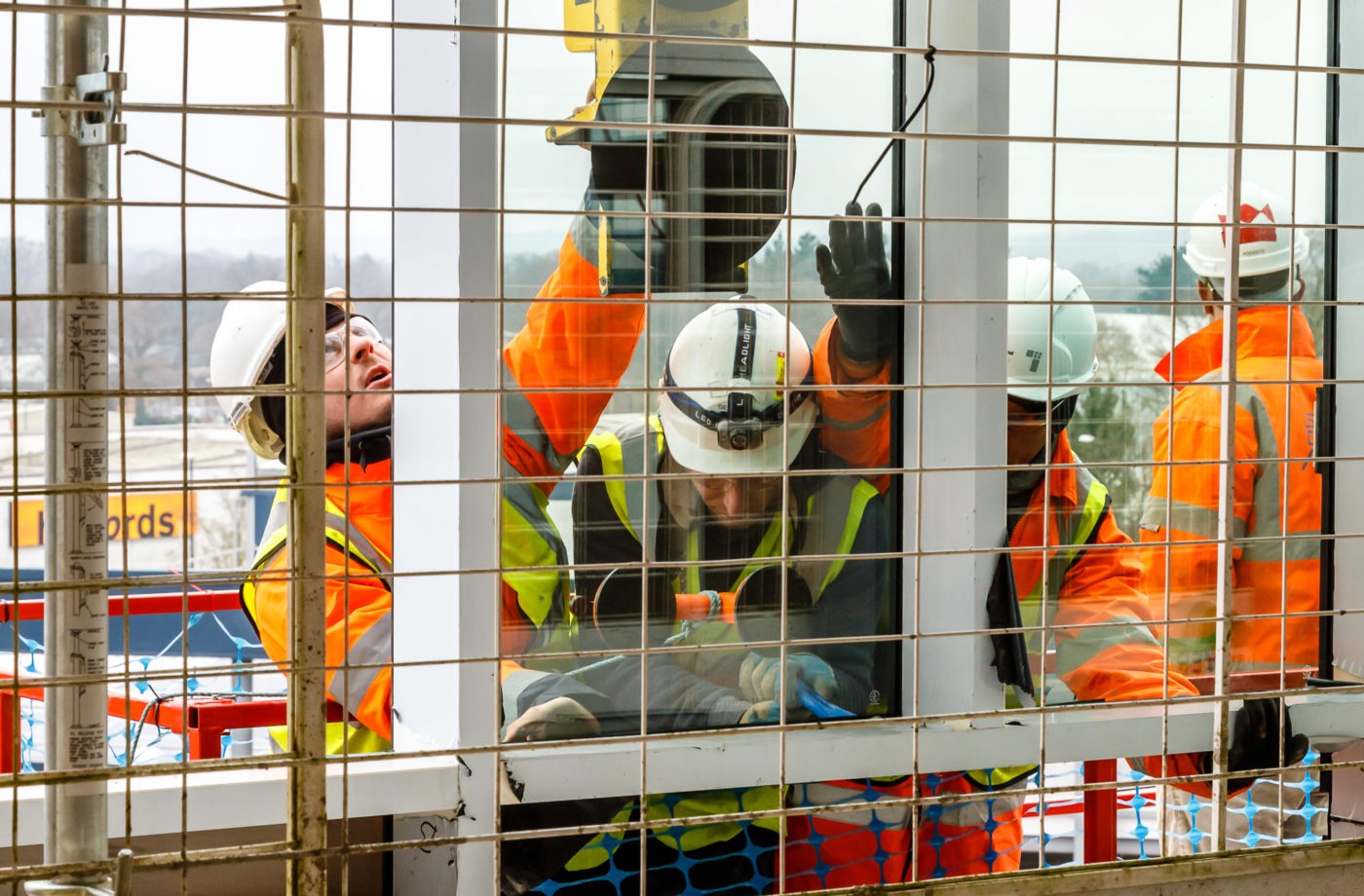 A team effort is required to install windows