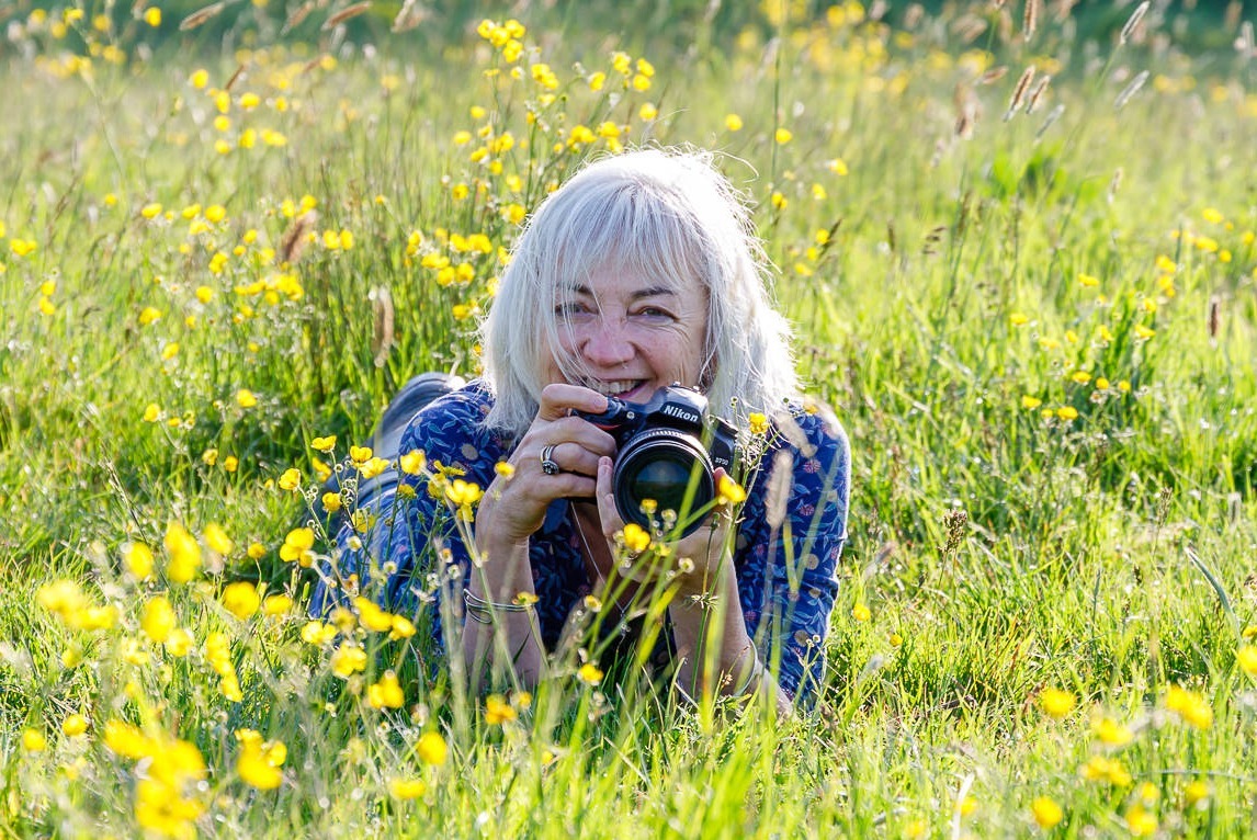 A photographer in her element