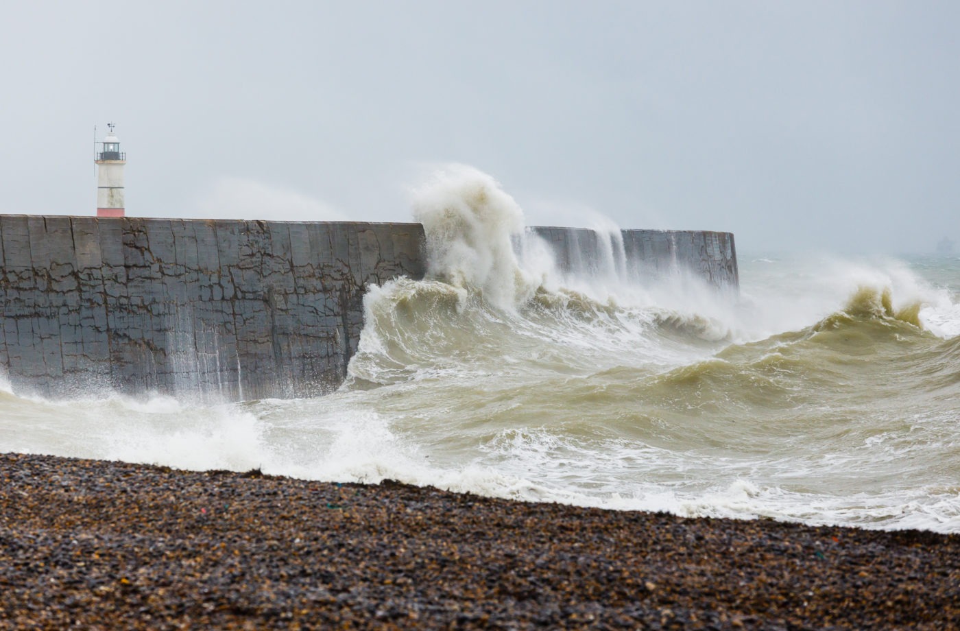 Storm waves in Newhaven