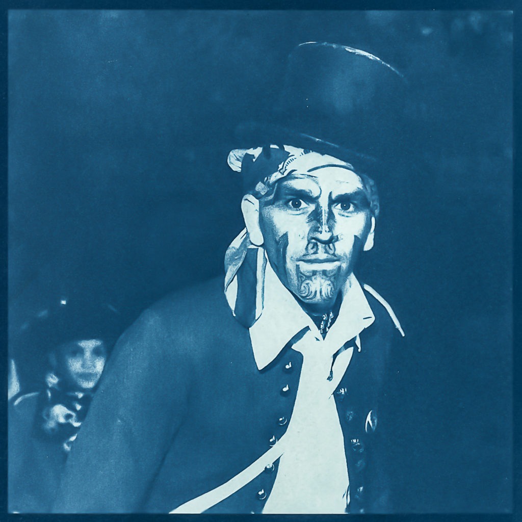 hand-printed cyanotype Lewes Bonfire celebrations